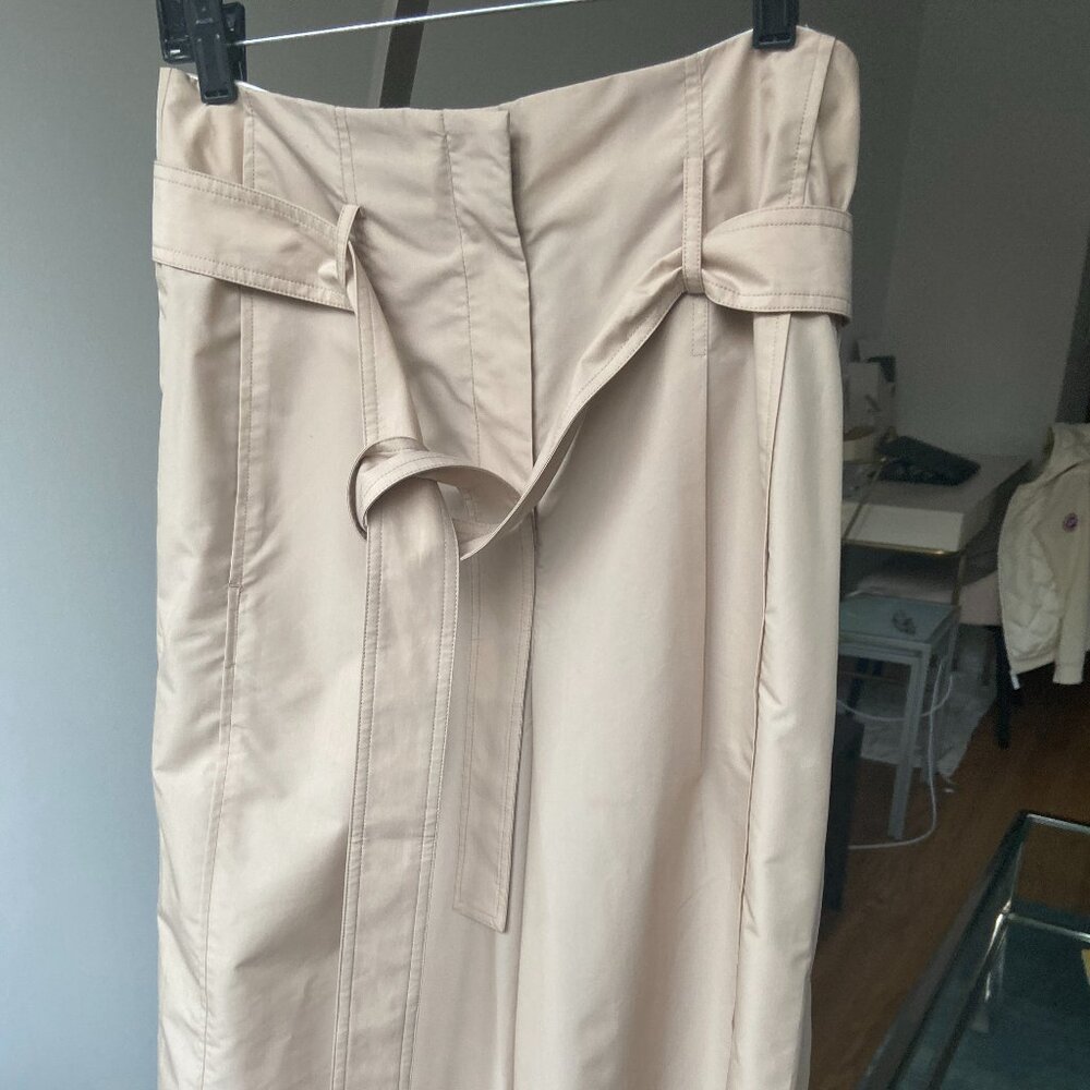 3.1 Phillip Lim NWOT beige tan Trousers pants Wide Leg  cotton sz 6
